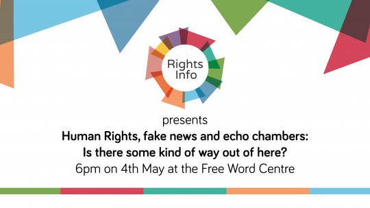 Calling All RightsInfo Supporters: Tickets Available to Our Event
