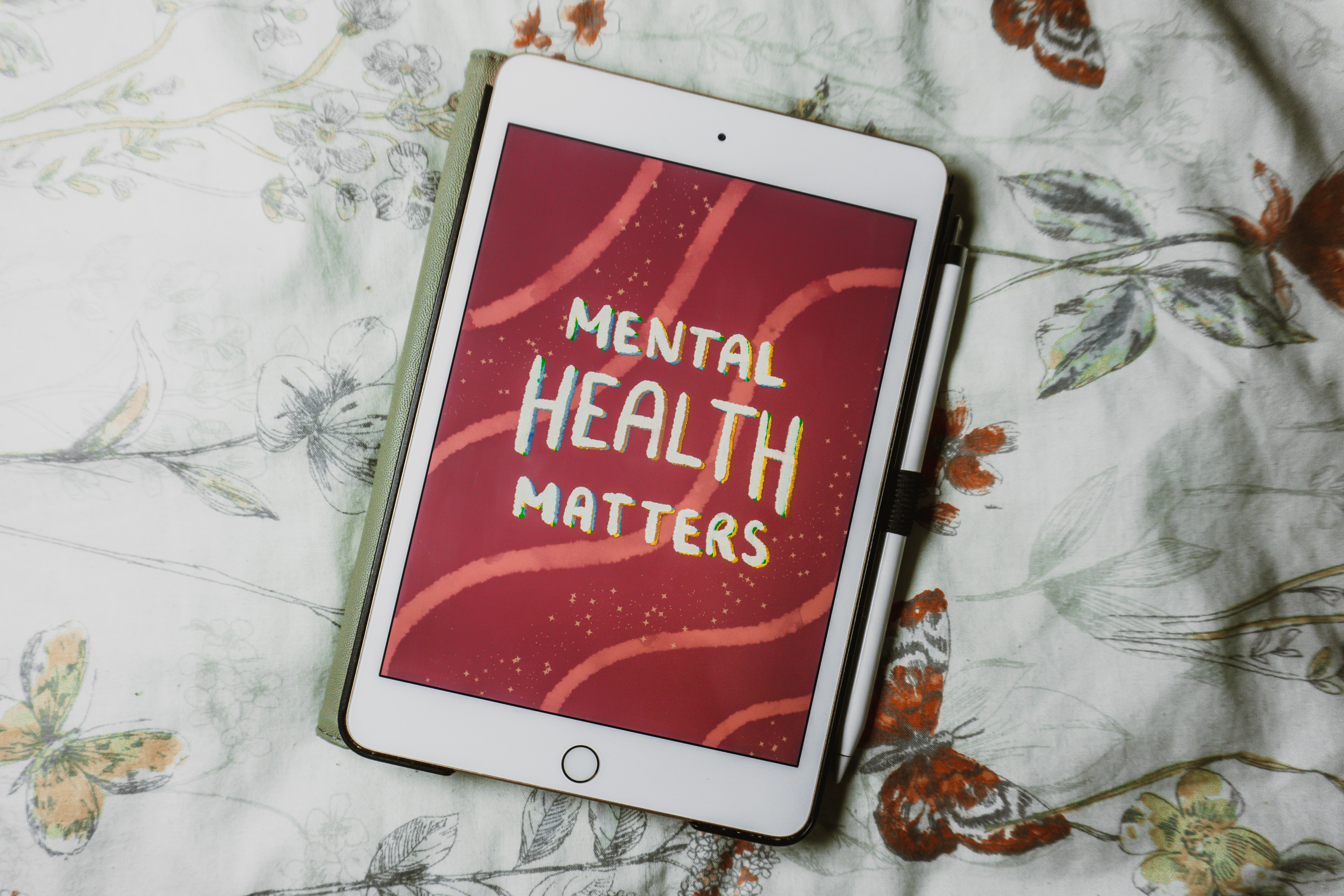 Mental Health matters written on an ipad