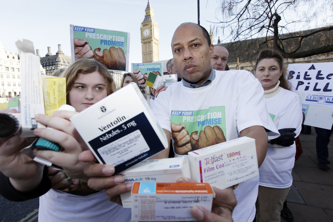 A protest outs of parliament.