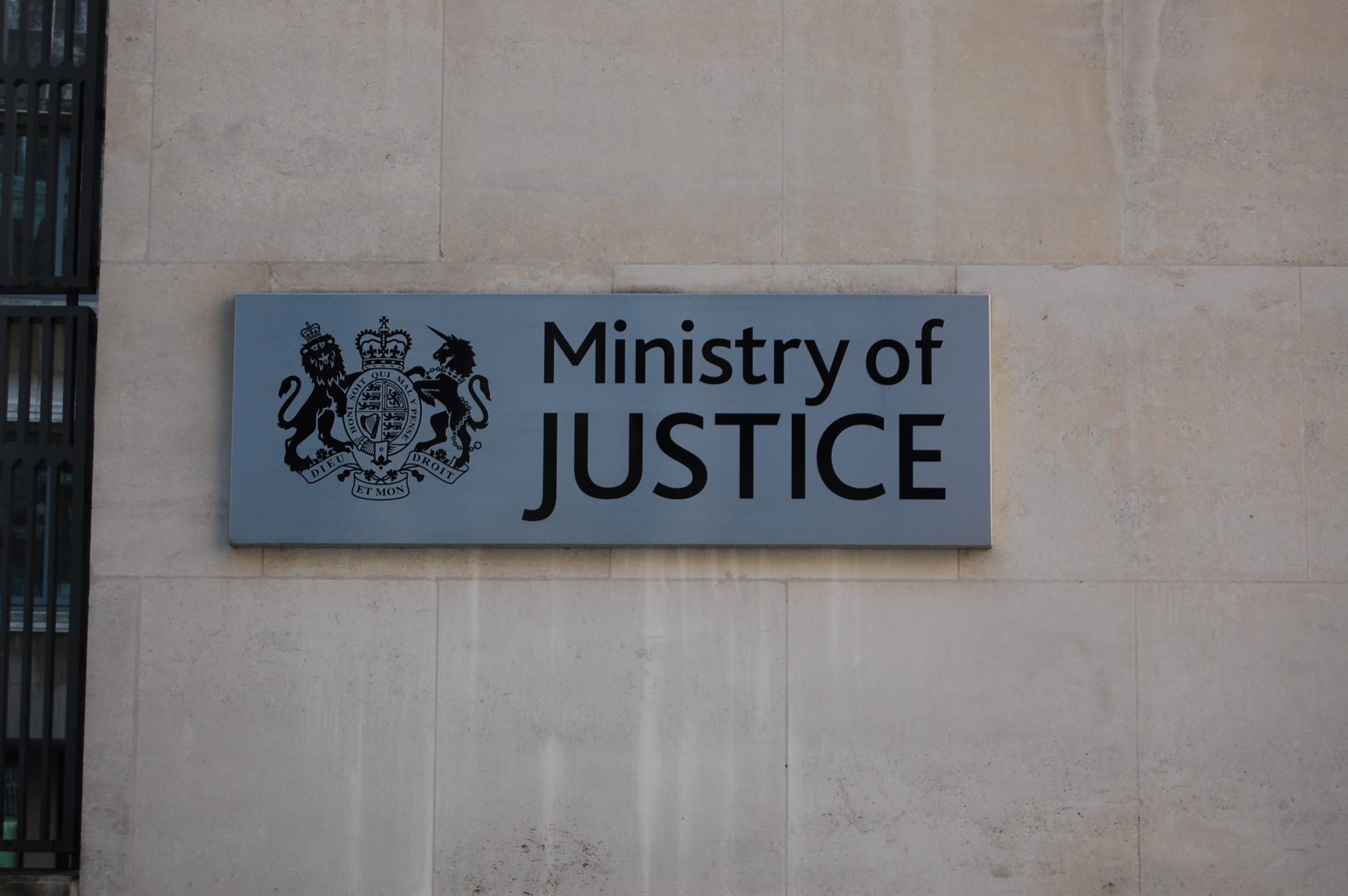 Ministry of Justice plaque